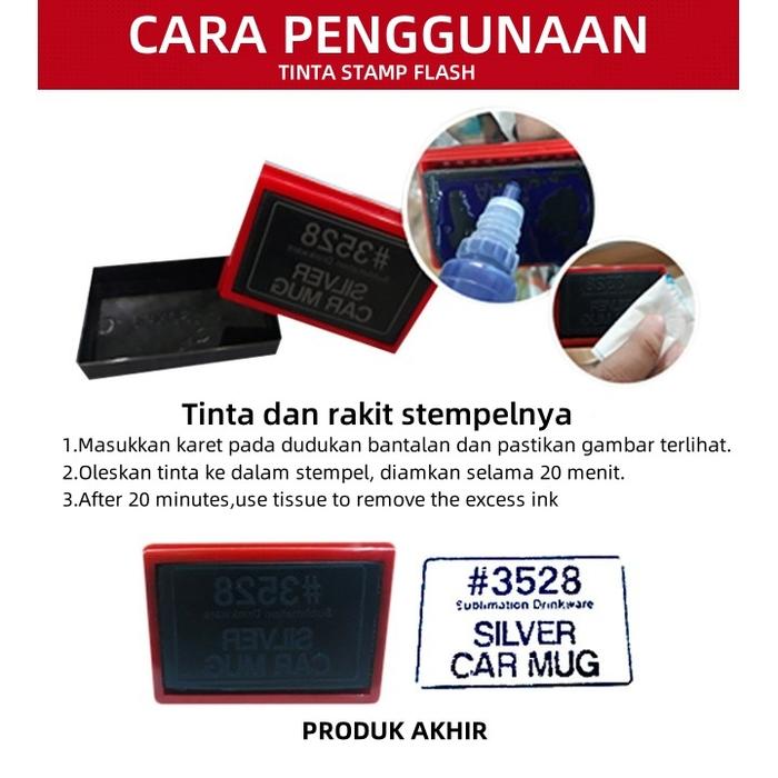 Minyak Tinta Sensitif Cahaya Harga Spesial, Botol Kecil untuk Stempel Kantor & Bahan Stempel