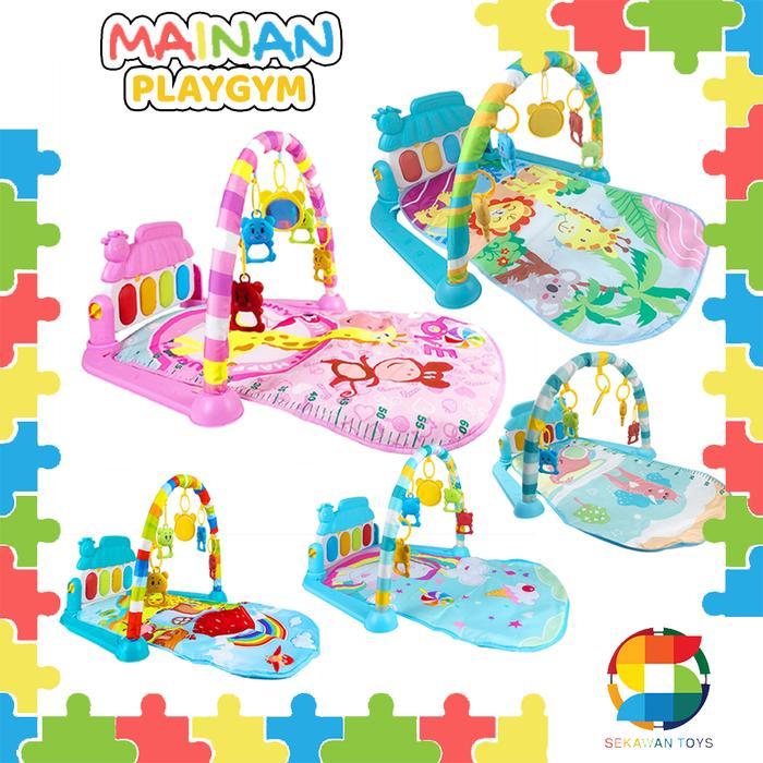 Lariss Maniss Baby Playgym Piano Playmat/ Mainan Bayi Rattle Playgym 518A