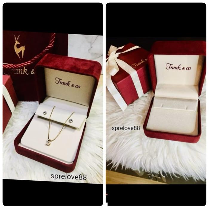 Box kalung / anting FRANK N CO authentic