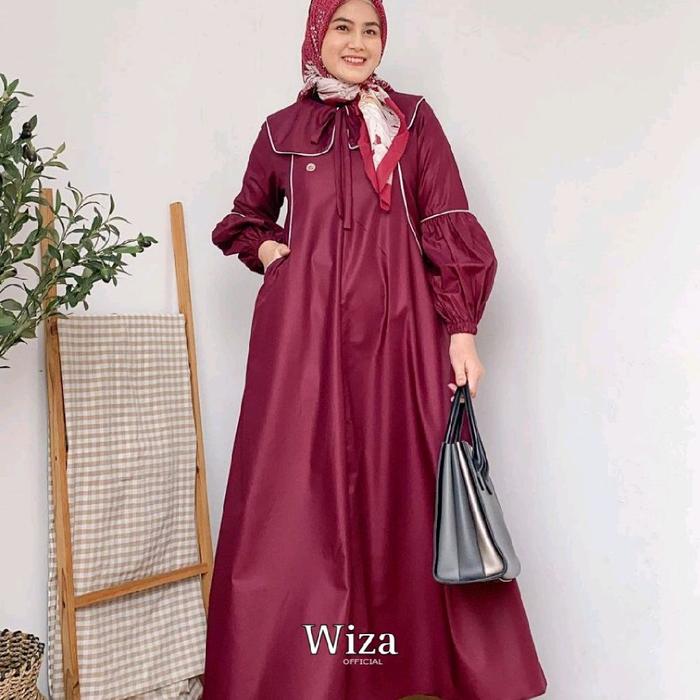 MECCA ABAYA by Wiza / ABAYA MECCA KEKINIAN / ABAYA MUSLIMAH NYAMAN Wanita Gamis