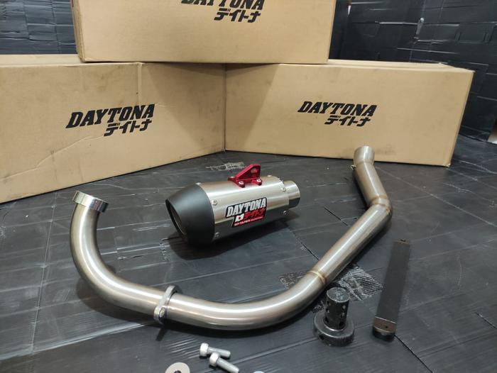 Knalpot Daytona Racing Gp Taper Short Mx King 150 Competition