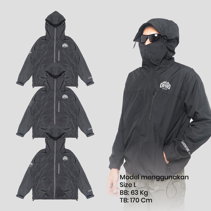 Ohio * Jacket Gorpcore Custom | Gorpcore Jacket Pria | Jaket Gorpcore Pria | Jaket Cagoule Unisex Si