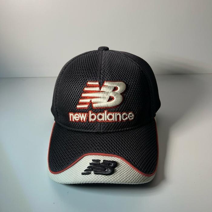 Topi new balance running big logo caps