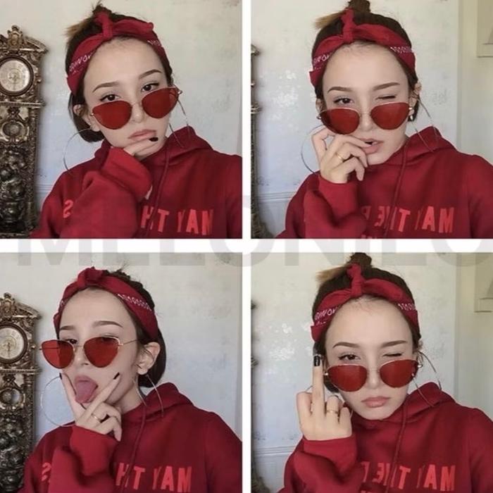 Gweni frame kacamata merah kacamata cat eye kacamata kece kacamata gaya kacamata kecil kacamata anak