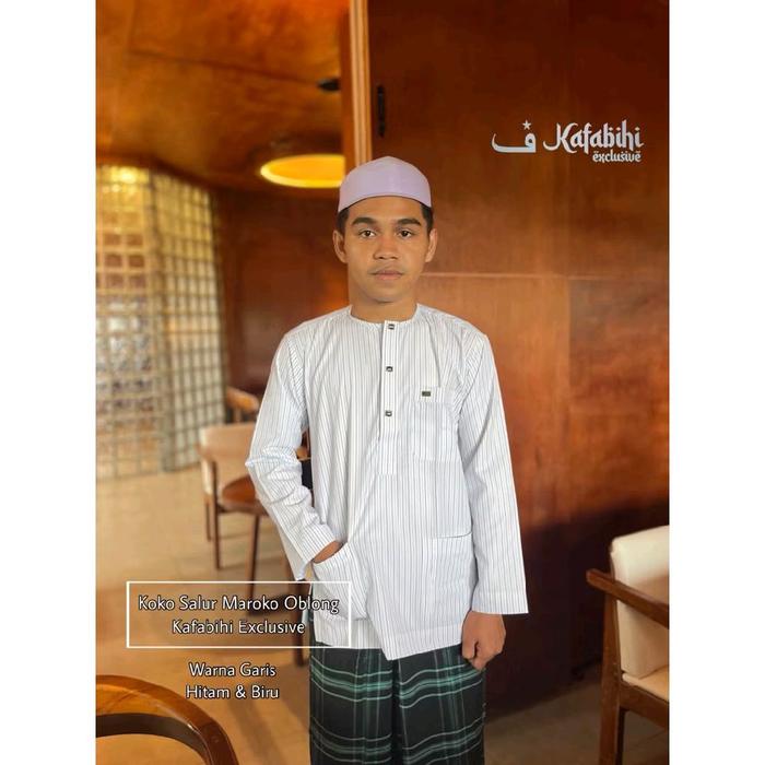 Koko salur kafabihi exclusive/Koko salur oblong/salur kafabihi oblong/Koko Maroko salur/Koko melayu