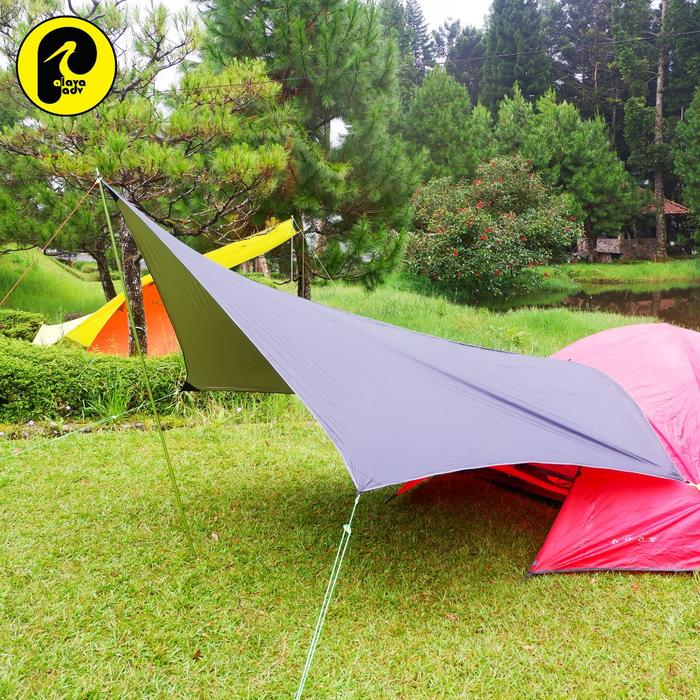 Paketan Pentagonal 3x4 tiang pasak tali flysheet
