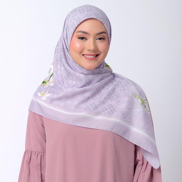 ZM Zaskia Mecca - Sedap Malam Scarf Kerudung Segi Empat - Romansa Khatulistiwa - Edisi Sedap Malam