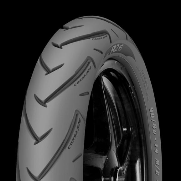 90/80-14 R 26 Tubeless Ban Luar Motor Matic Vario 150 Ring 14 Ban Corsa Platinum