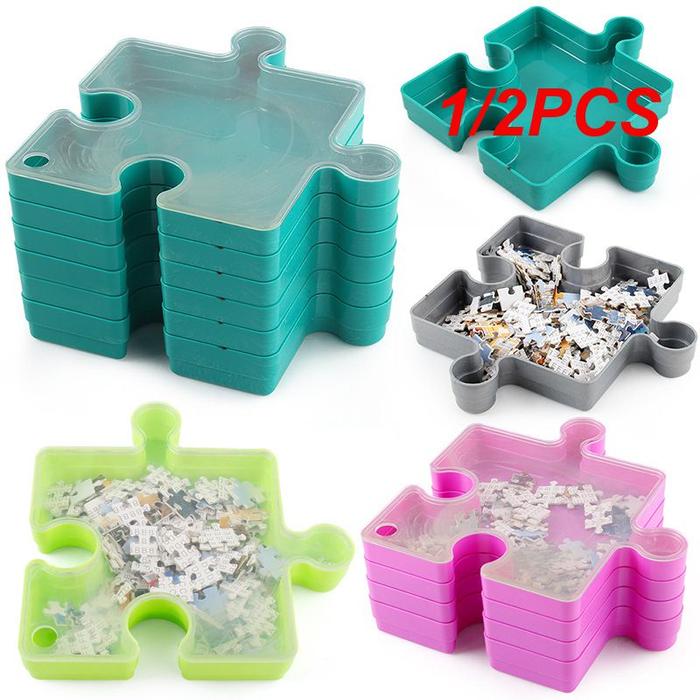 1/2PCS 6-layerPuzzle Storage Box With Transparent Cover3D Puzzle