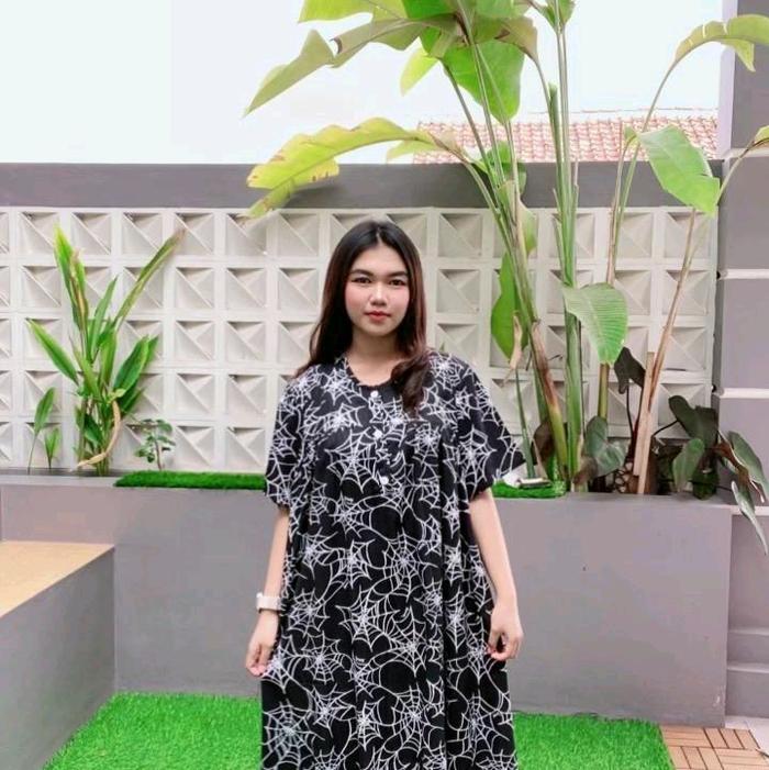 Daster busui bumil motif  Material:Rayon premium original 100%(halus,adem,jatuh)  -Size all size(max