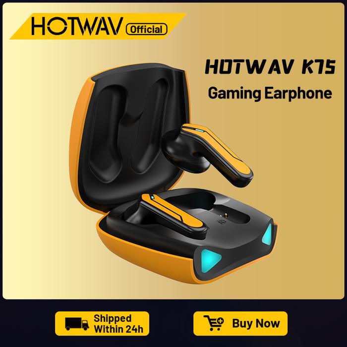 Hotwav K75 Earphones TWS 5.0 Bluetooth Wireless Dual Ear Switch