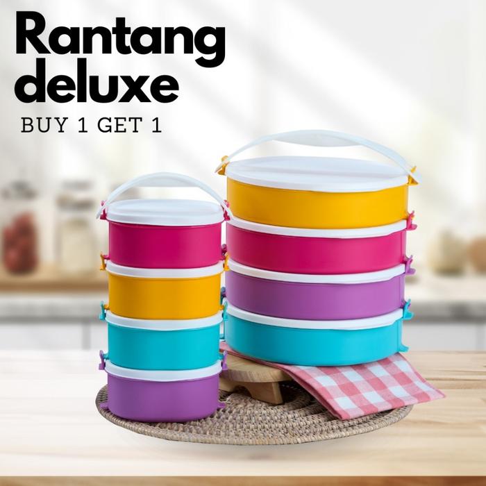 F&V store paketan rantang bulat susun 4 isi 2 rantang 2 ukuran