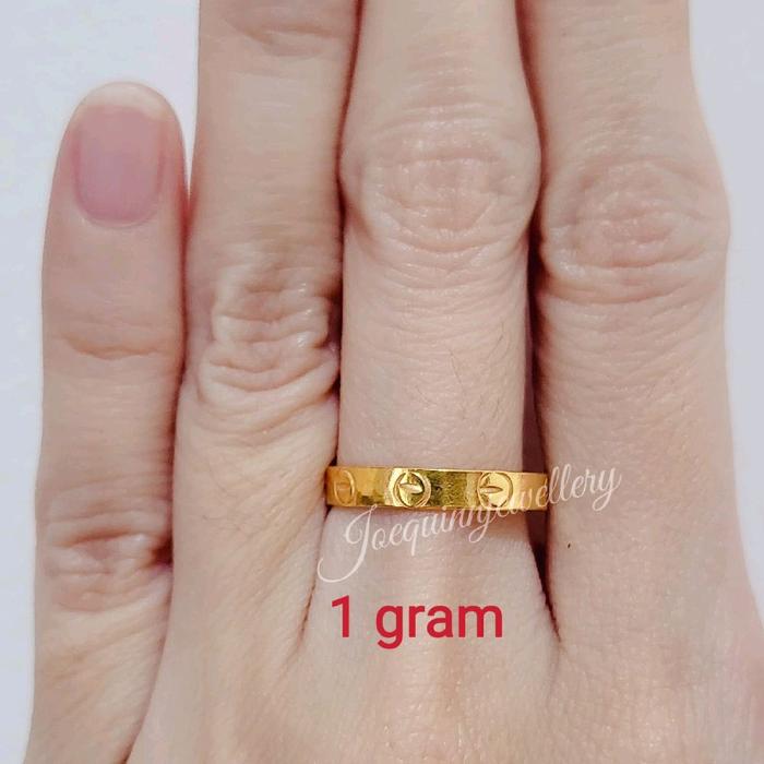 Cincin dewasa model Cartier 1gram