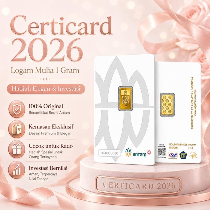 LOGAM MULIA UBS 1 GRAM PRESS 1 gr EMAS ASLI 24 KARAT