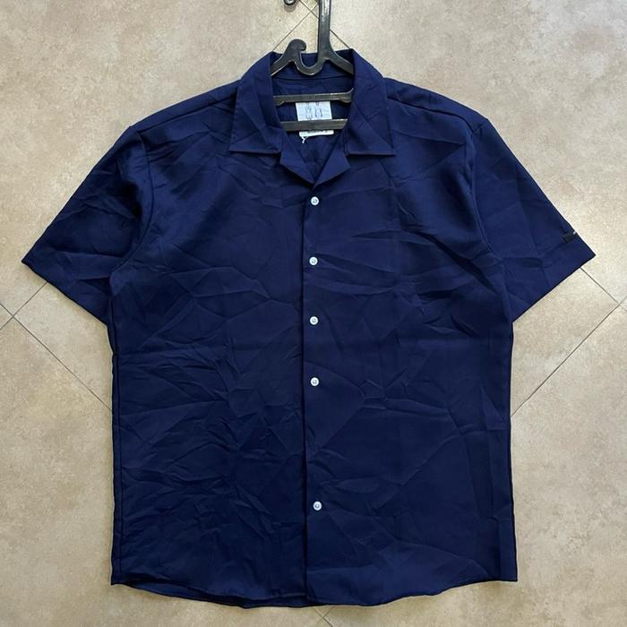 KEMEJA OPEN COLLAR D-LAND NAVY SECOND Pria