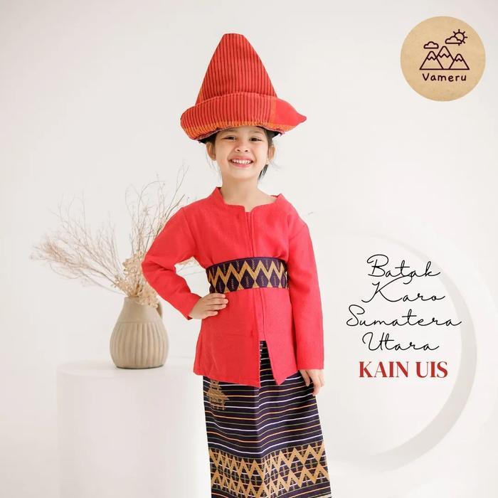 Baju Adat Batak Karo Anak Kain Uis