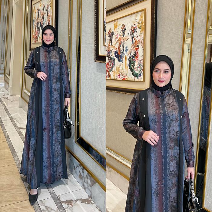 Gamis simple / Gamis hitam / kekinian