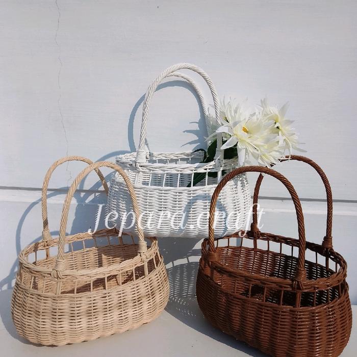 Tas Rotan Hamper Parcel / Tas Rotan Lucu