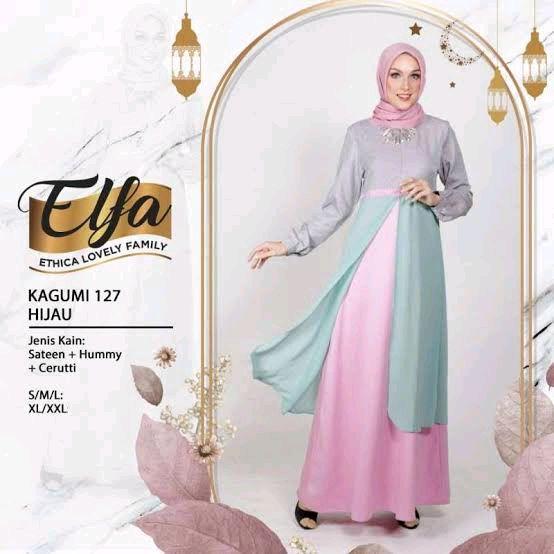GAMIS IBU KAGUMI 127 HIJAU ELFA