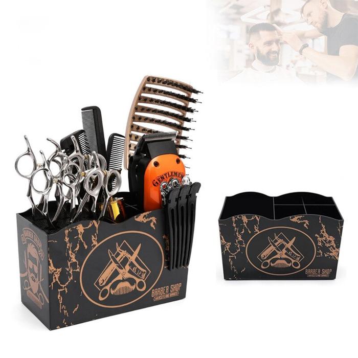 Barber Tool Storage Box 5 Layer Barber Scissors Comb Clip Holder