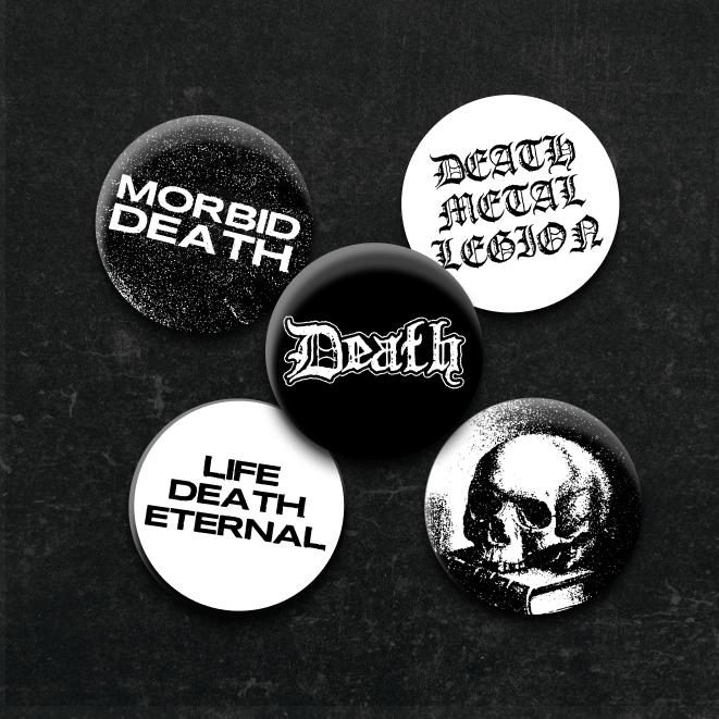Pin Band Death Metal Black Metal / Pin Button Band