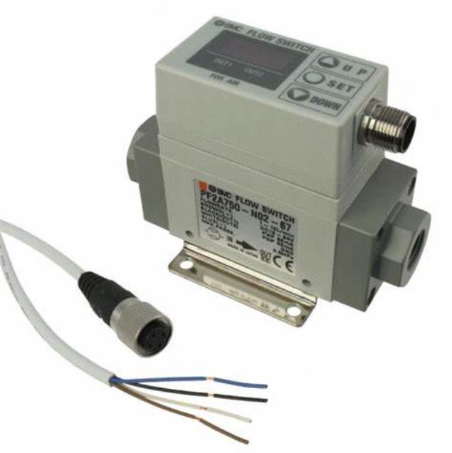 SMC digital Flow Switch Sensor PF2A750-N02-67 for air 5-50L/min with