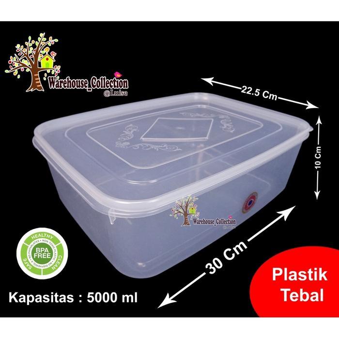 (Warehouse Collection) Sealware 3500ml, 5000 ml dan 7200ml plastik transparan / Kotak Kue Donat Plas