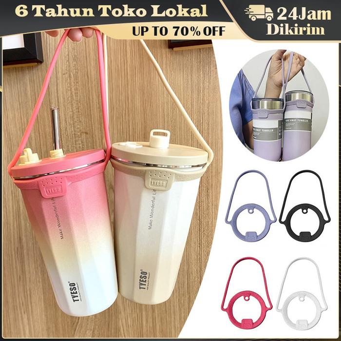 Tyeso Tali Aksesoris Tumbler Gradasi Silicone Handle Original / Tyeso Portable Rope Silicone Handle