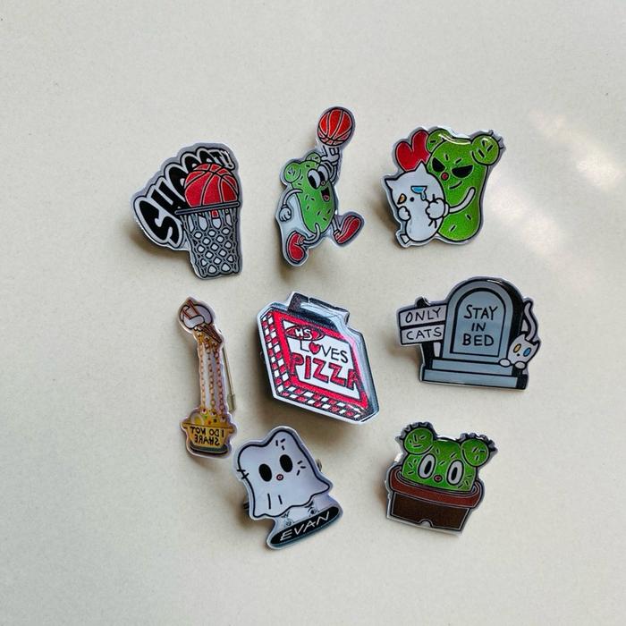 BROS EVAN PIN HEESEUNG isi 8 pcs