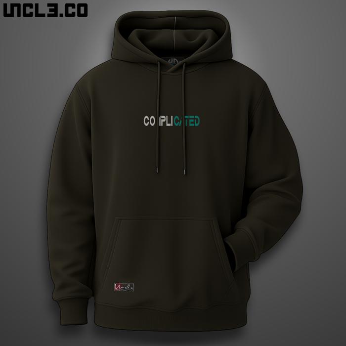 UNCLE.CO Jaket Hoodie Complicated - Size M hingga XXL Nyaman & Stylish dengan Desain Unik