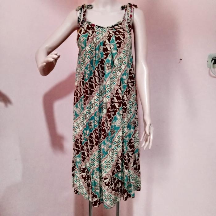 Daster batik bahan katun tali satu