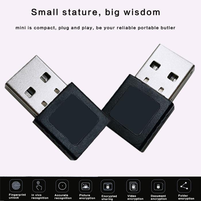 USB Fingerprint Key Reader Recognition Device Windows 10 Biometrics