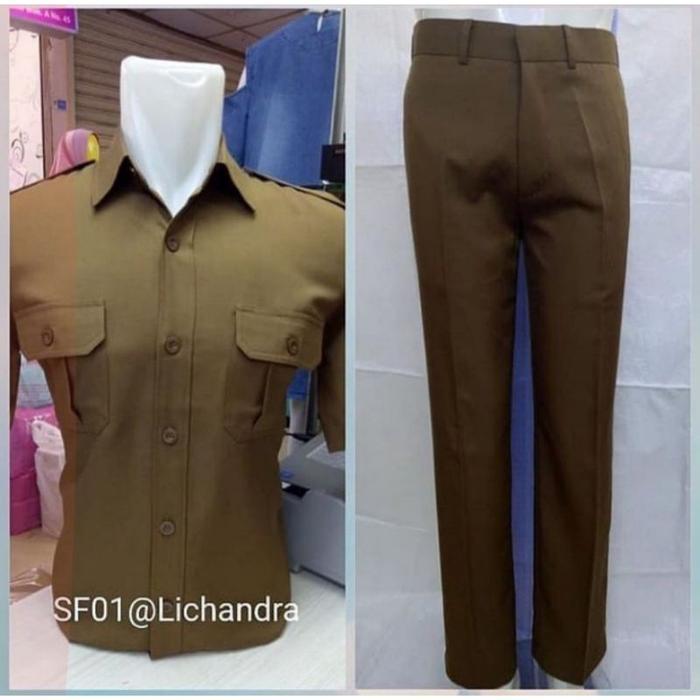 SERAGAM SAFARI PRIA LICHANDRA/SERAGAM DINAS/SAFARI PNS/PEMDA MUDA & PEMDA TUA
