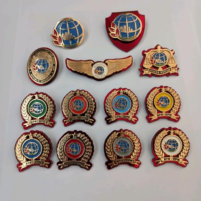Bros Pin Atr Bpn/Emblem Atr Bpn/ Wing Atr bpn/ Kuasa hukum atr bpn