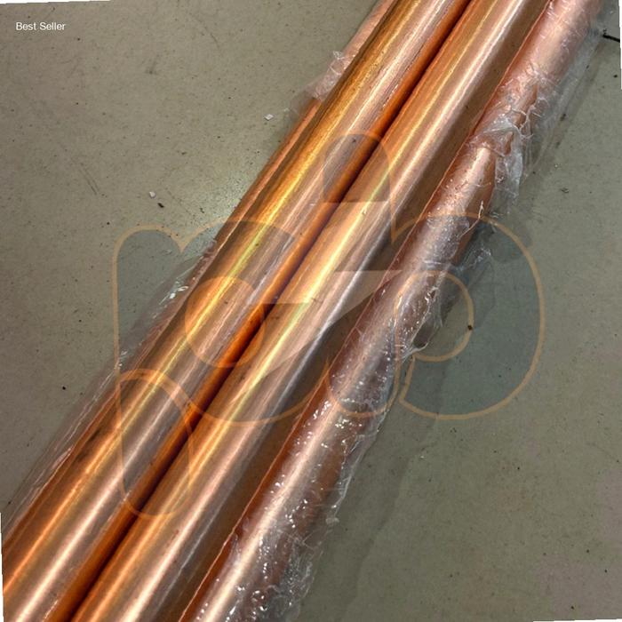 Copper Bonded 5/8 Inch / Rod Copper Bonded / Grounding Rod Copper Bonded 5/8" / Besi Sepuh Tembaga |