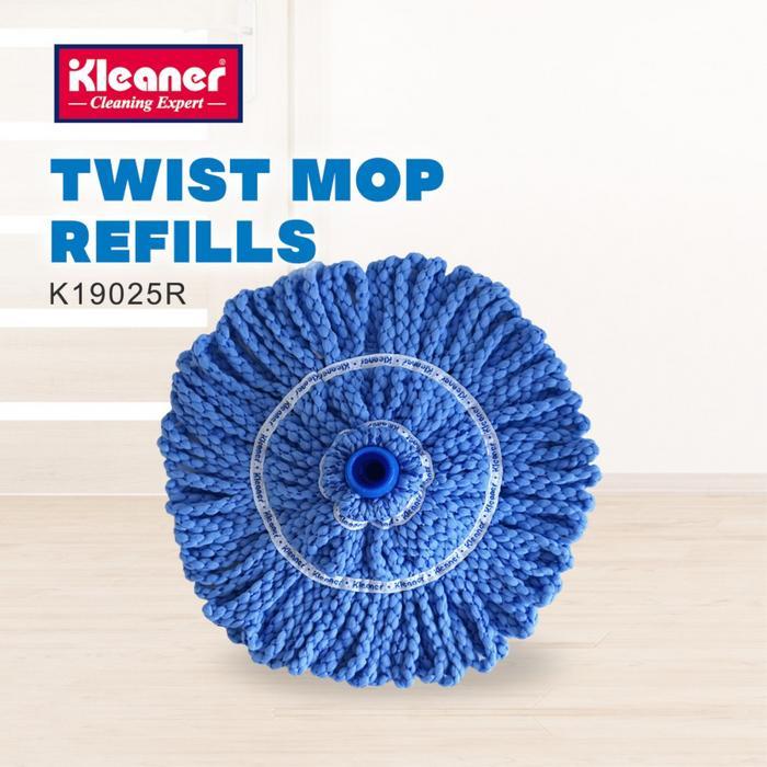 ORIGINAL Kleaner Twist Mop Refill / Alat Pel Twist Refill rofiber READY STOCK