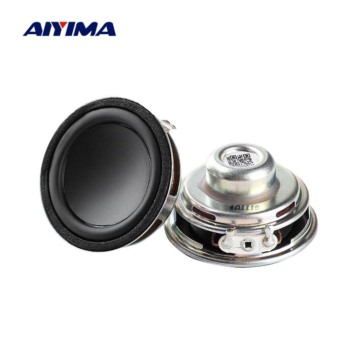 AIYIMA 2Pcs 1.5 Inch Full Range Audio Speaker 4 Ohm 3W Neodymium