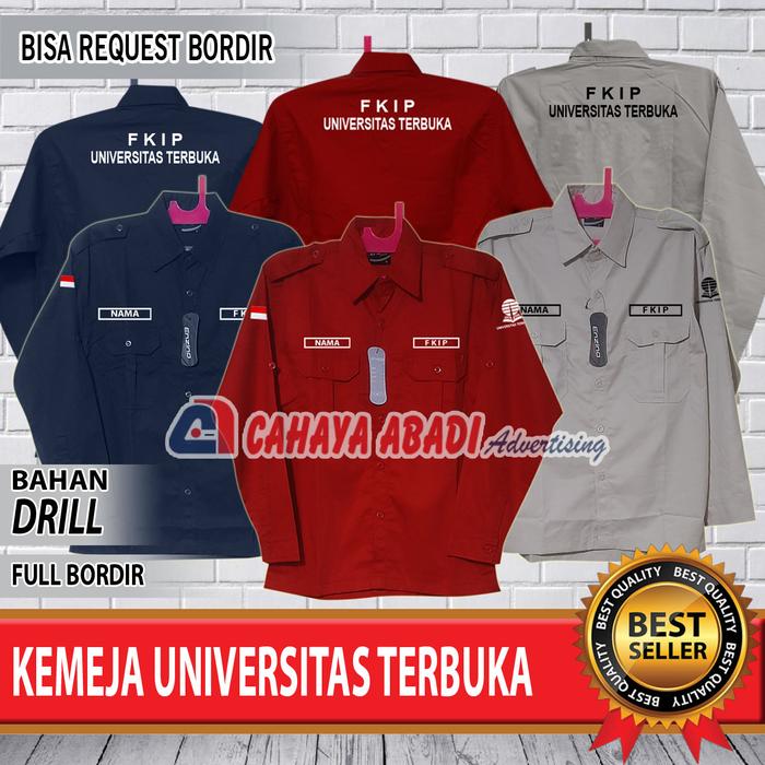 Kemeja Universitas Terbuka Baju Universitas Terbuka Seragam Universitas Terbuka
