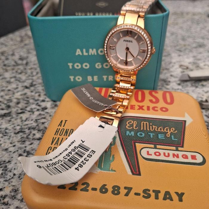 Jam Tangan Fossil ES3284 Virginia Rose Gold