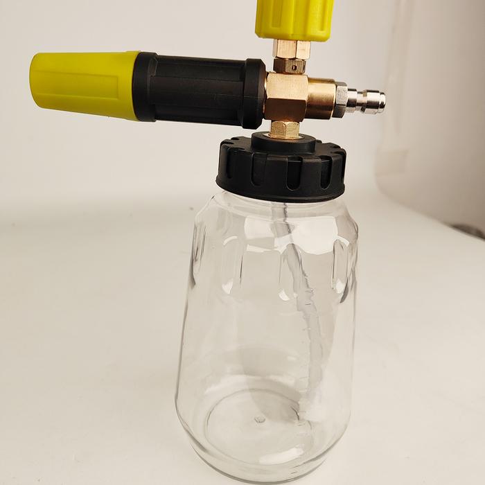 Foam Lance G1/4 Quick Release 1L Transparent Pot Car Wash Foam Maker