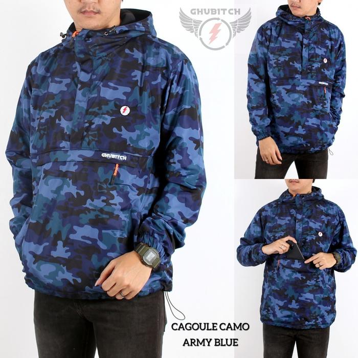 JAKET CAGOULE LORENG PRIA / JAKET CAGOULE CAMO / JAKET PARASUT Casual / JAKET ANTI AIR WATERPROOF ja