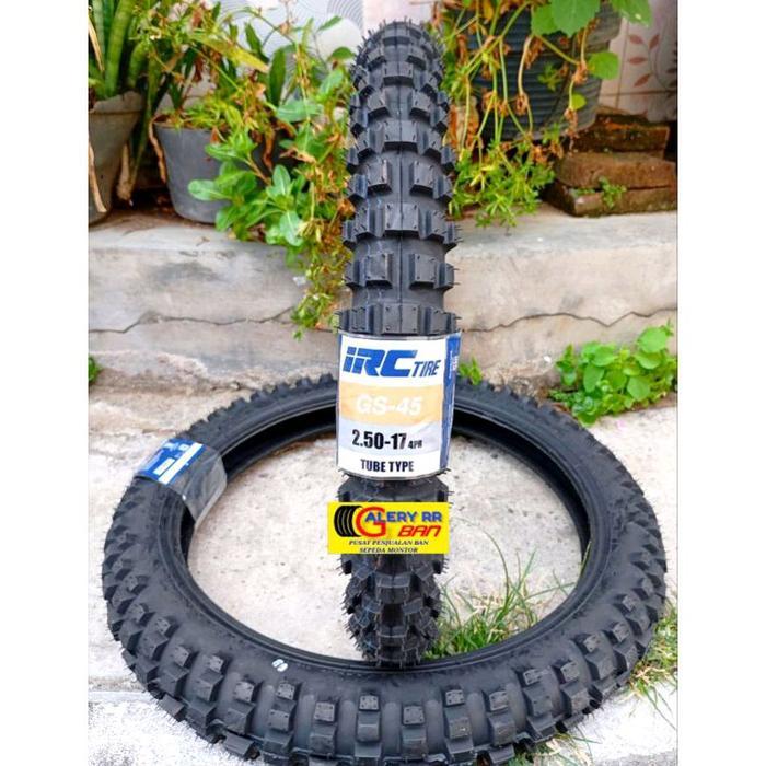 Ban Irc Gs45 250-17 , 275-17 , 300-17 ban cros ban cangkul ban trail ban montor satria supra revo ve