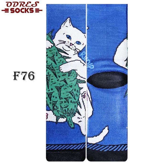Kaos Kaki Fullprint - Kaos Kaki Print ripndip - F76 - Odres.Sock