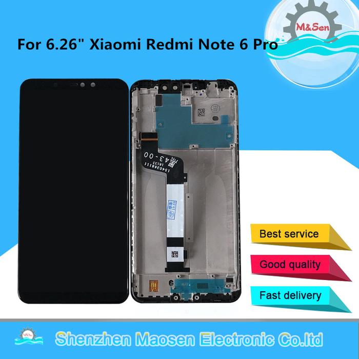 6.26" Original M&Sen For Xiaomi Redmi Note 6 Pro LCD Display Screen