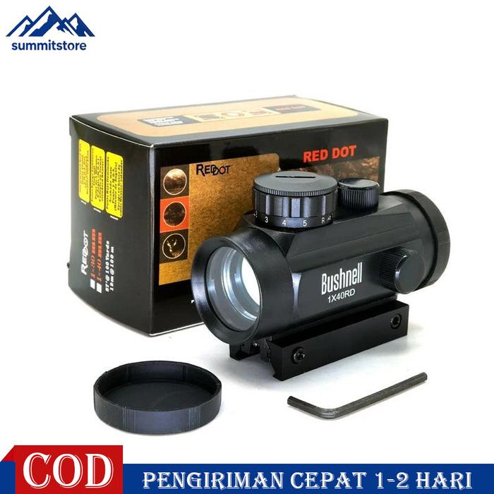 Teleskop Bushnell1x40 Laser Red Dot Green dot hologram metal RD Red dot 1X40 REDOT 1X40 RD Laser Mer