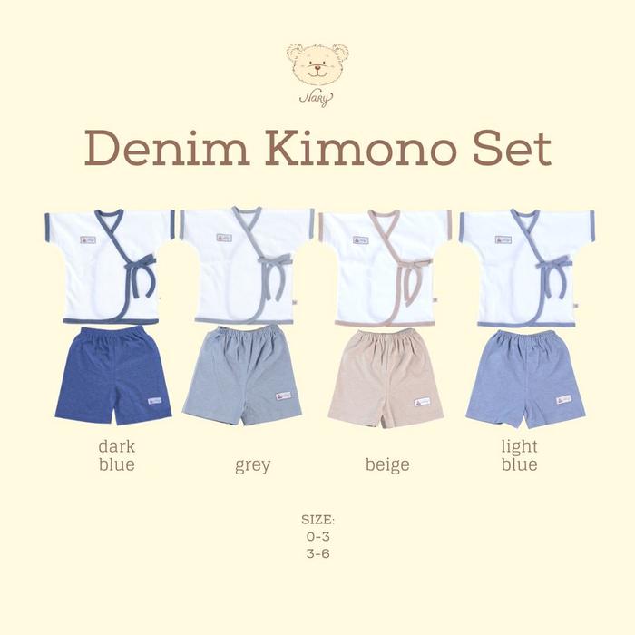 Nary Baju Kimono Set Baby 0-6 Bulan