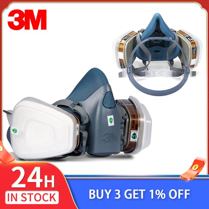 3M7502 Gas Mask Painting Spraying Half Face Series Combination