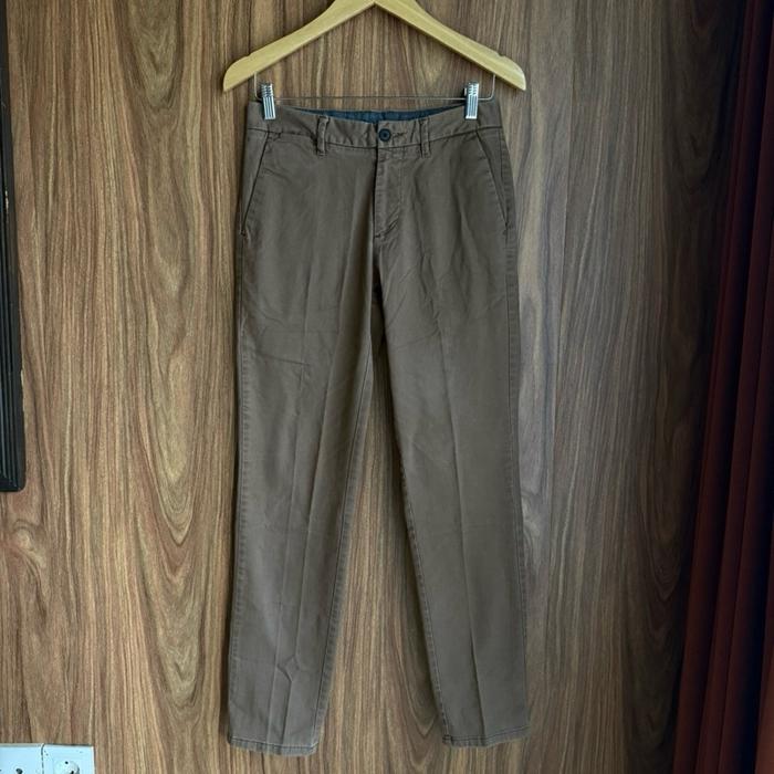 Celana Panjang Giordano Coklat Second Original