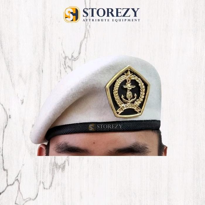 Topi Baret FKPPI Camel + Emblem Premium