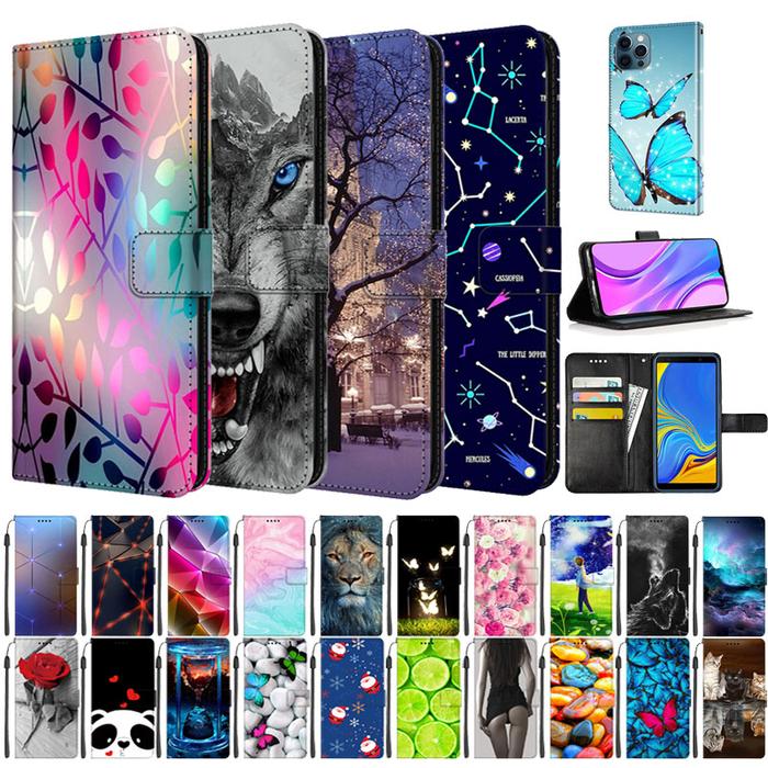 For Oppo A55 5G Case Wallet Flip Leather Phone Cases for OPPO A54 A94